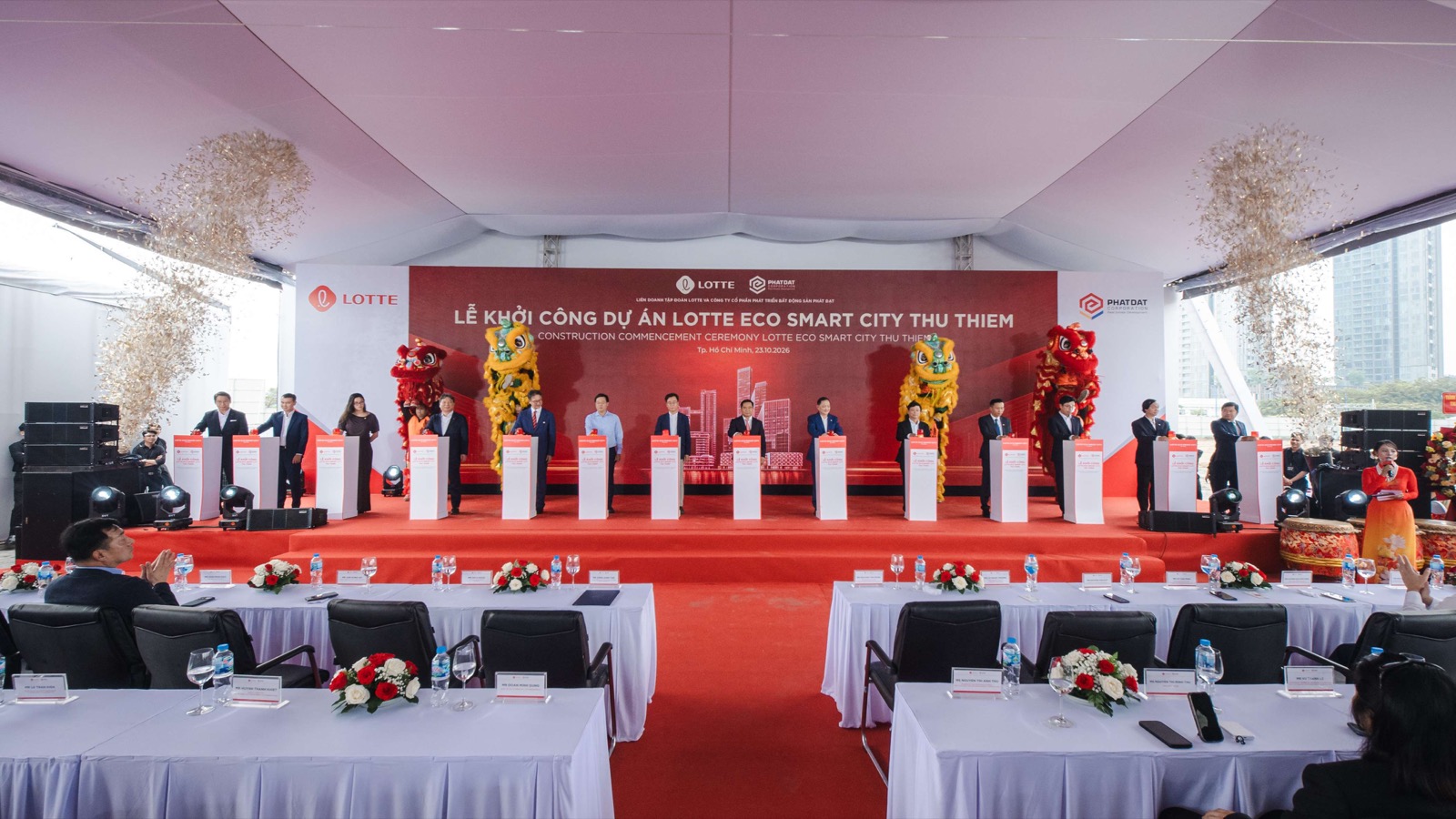 Lễ khởi công Lotte Eco Smart City ngày 23/10/2026