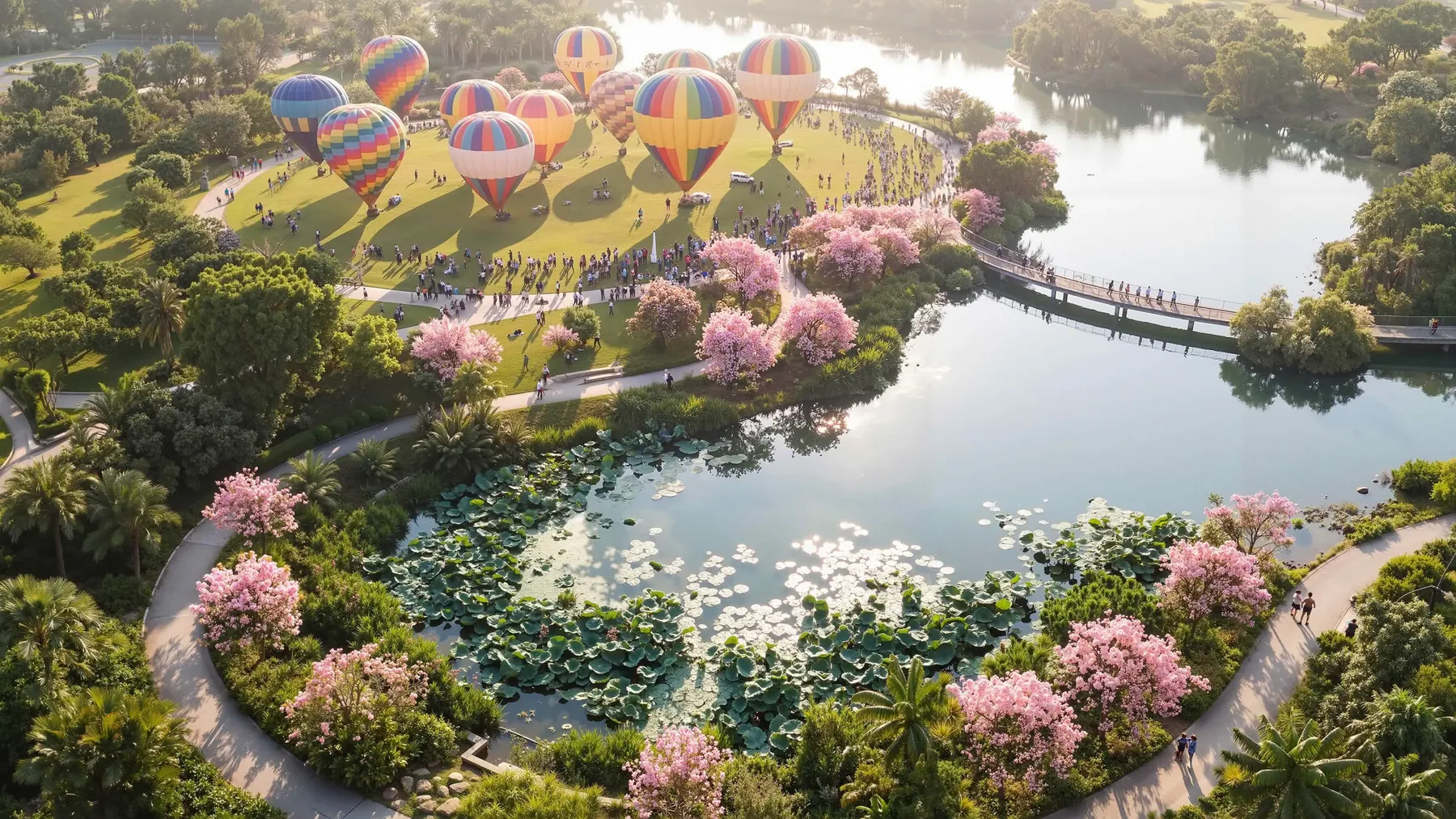 Phối cảnh không gian công viên Vinhomes Sài Gòn Park
